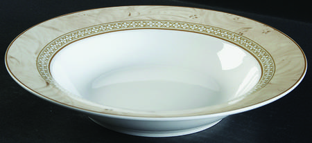 Orchid Large Rim Soup Bowl by American Atelier