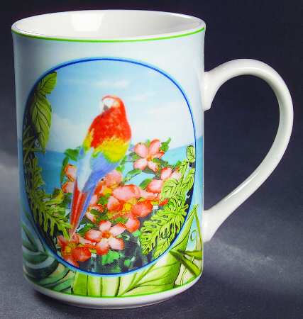 Parrots Mug by American Atelier