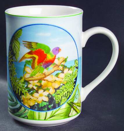 Parrots Mug by American Atelier