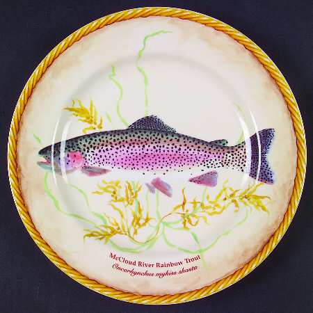 Rainbow River Salad Plate