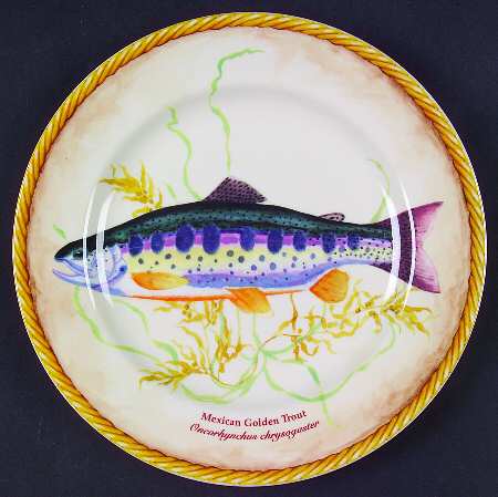 Rainbow River Salad Plate