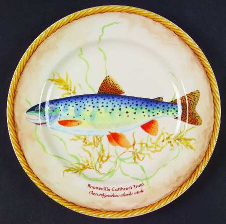 Rainbow River Salad Plate
