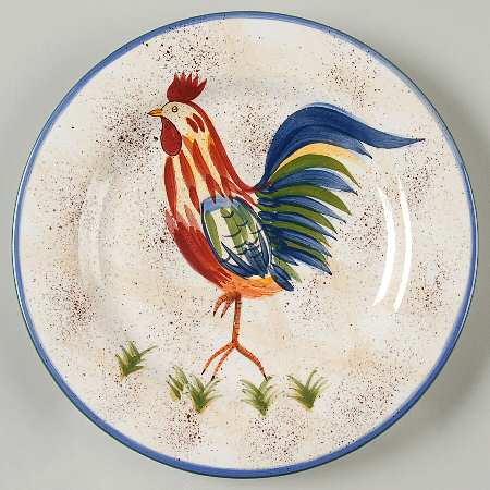 Rooster (Round, 5242) Salad/Dessert Plate