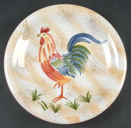 Rooster (Round, 5242) Salad/Dessert Plate