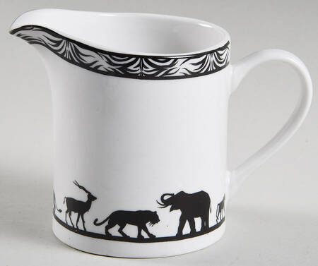 Serengeti Black and White Creamer