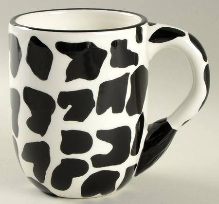 Serengeti Black and White Mug