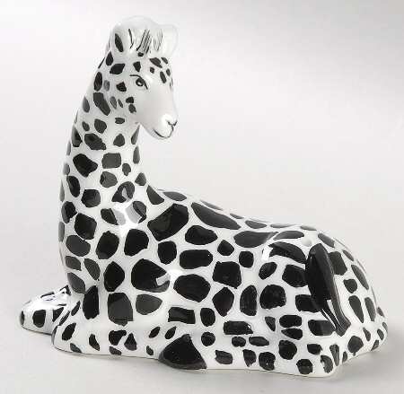 Serengeti Black and White Salt Shaker
