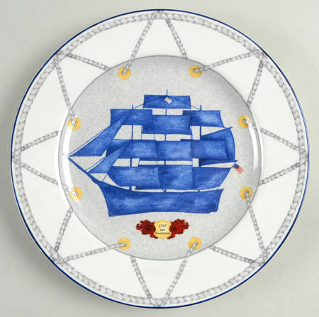 Tall Ships Salad Plate