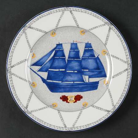 Tall Ships Salad Plate