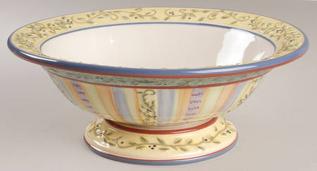 Tuscany Village 10" Round Vegetable Bowl