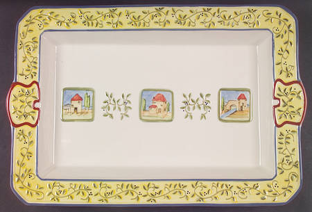 Tuscany Village 18" Rectangular Serving Platter