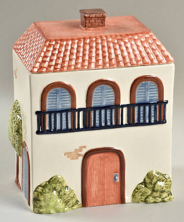 Tuscany Village Medium Canister & Lid