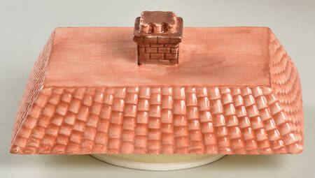 Tuscany Village Lid for Large Canister