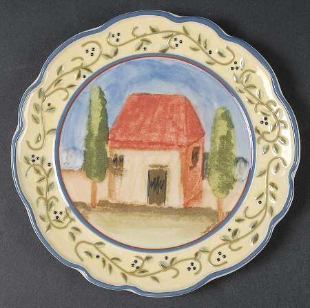 Tuscany Village Salad Plate