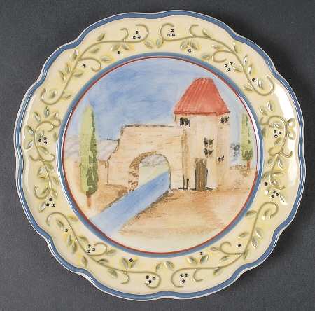 Tuscany Village Salad Plate