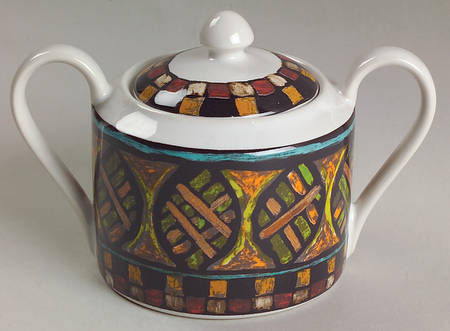 Masai Sugar Bowl & Lid