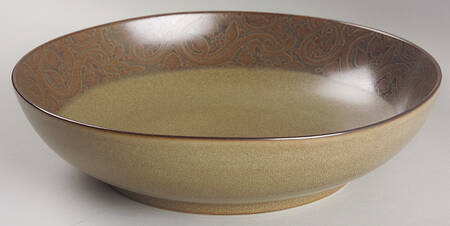 Stone Scroll 10" Large Salad Serving Bowl by 222 Fifth (PTS)