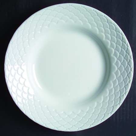 Romane White Rim Soup Bowl by Arcopal