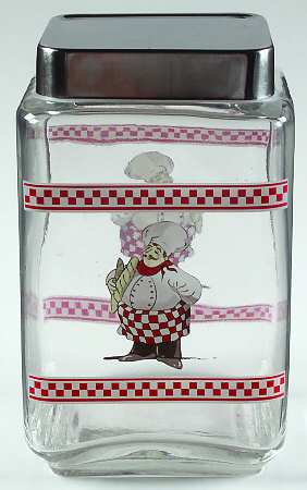 AOI7 Large Glassware Storage Jar & Lid