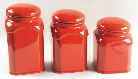 Fire (3 Piece) Canister Set (Box Set)