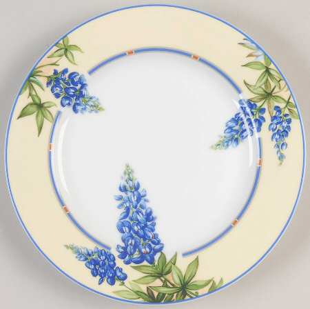 Bluebonnet Bread & Butter Plate