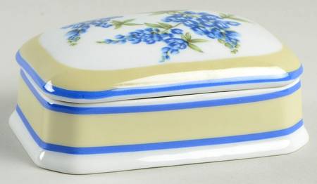 Bluebonnet 4" Rectangular Box & Lid