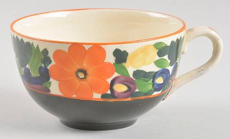 Cretonne Black Flat Cup