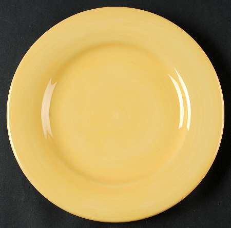 Ciao II Sunshine Yellow Salad Plate
