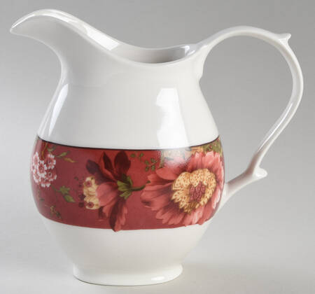 Summer Botanical Lutece Fleur Rouge 48 Oz Pitcher by 222 Fifth (PTS)