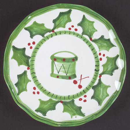 Holly Jolly Salad Plate