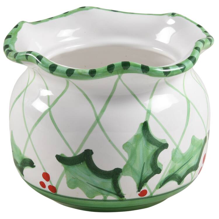 Holly Jolly Sugar Bowl No Lid