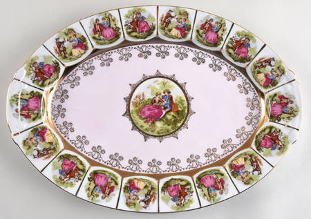 5393 16" Oval Serving Platter