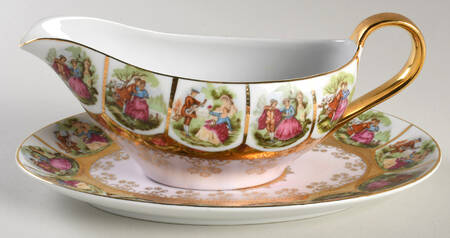 5393 Gravy Boat & Underplate/Relish