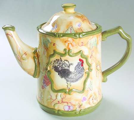 Rooster (Square, 5644) Teapot & Lid