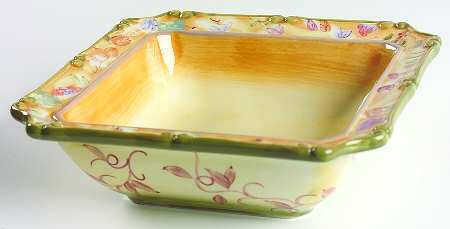 Rooster (Square, 5644) Square Soup Bowl