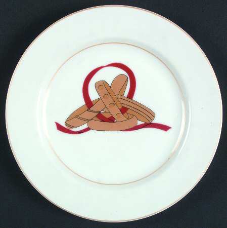 12 Days of Christmas Salad/Dessert Plate