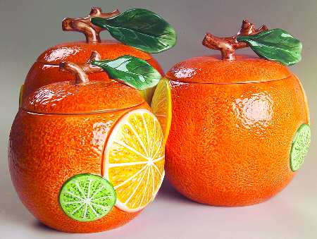 Slices (3 Piece) Canister Set (Box Set)