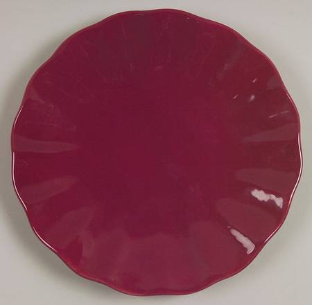 Athena Burgundy Salad Plate