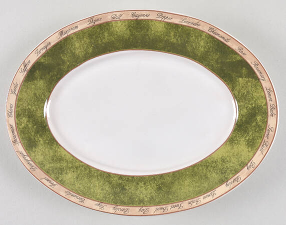 Bouquet Garni Cream Relish/Gravy Underplate