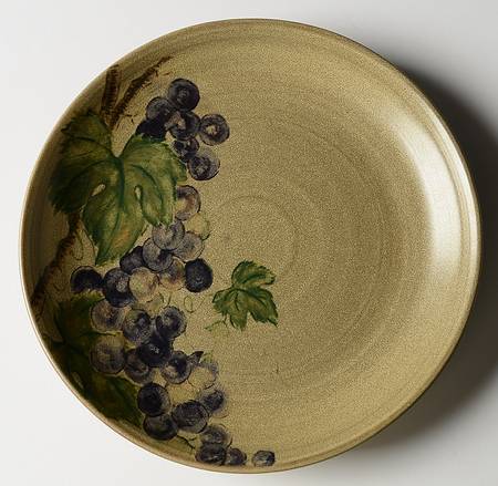 Grapevine Khaki Salad Plate