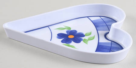 San Remo Melamine Heart Shaped Tray