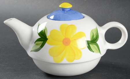 San Remo Teapot for Individual Teapot & Lid with Cup