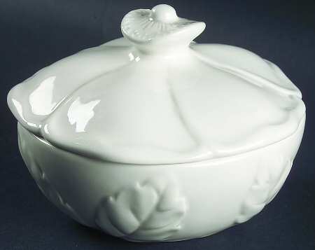 Waverly Floral Butter Tub & Lid