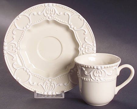 Aristocrat Flat Cup & Saucer Set
