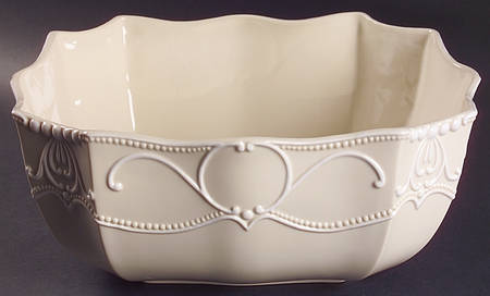 Aristocrat 11" Large Square Salad Serving Bowl