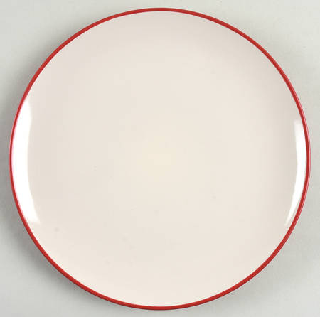 Luna Red Salad Plate