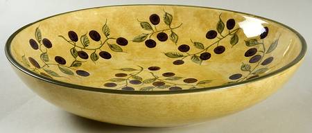 Olives 13" Pasta Serving Bowl