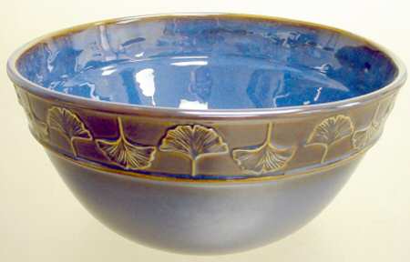 Bungalow Blue 12" Round Serving Bowl