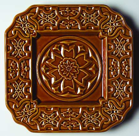 Medallion Amber Salad Plate