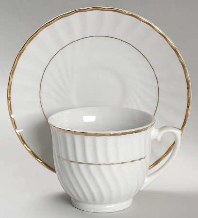 Regent Gold Footed Cup & Saucer Set